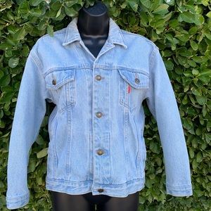 Vintage 80s Bugle Boy Jean Jacket Size Medium